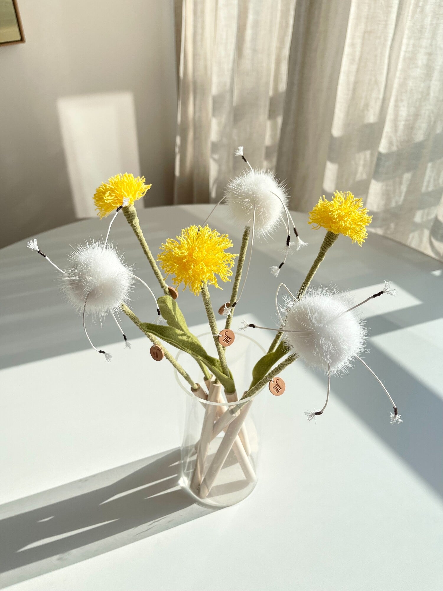 Yellow Dandelion Wand