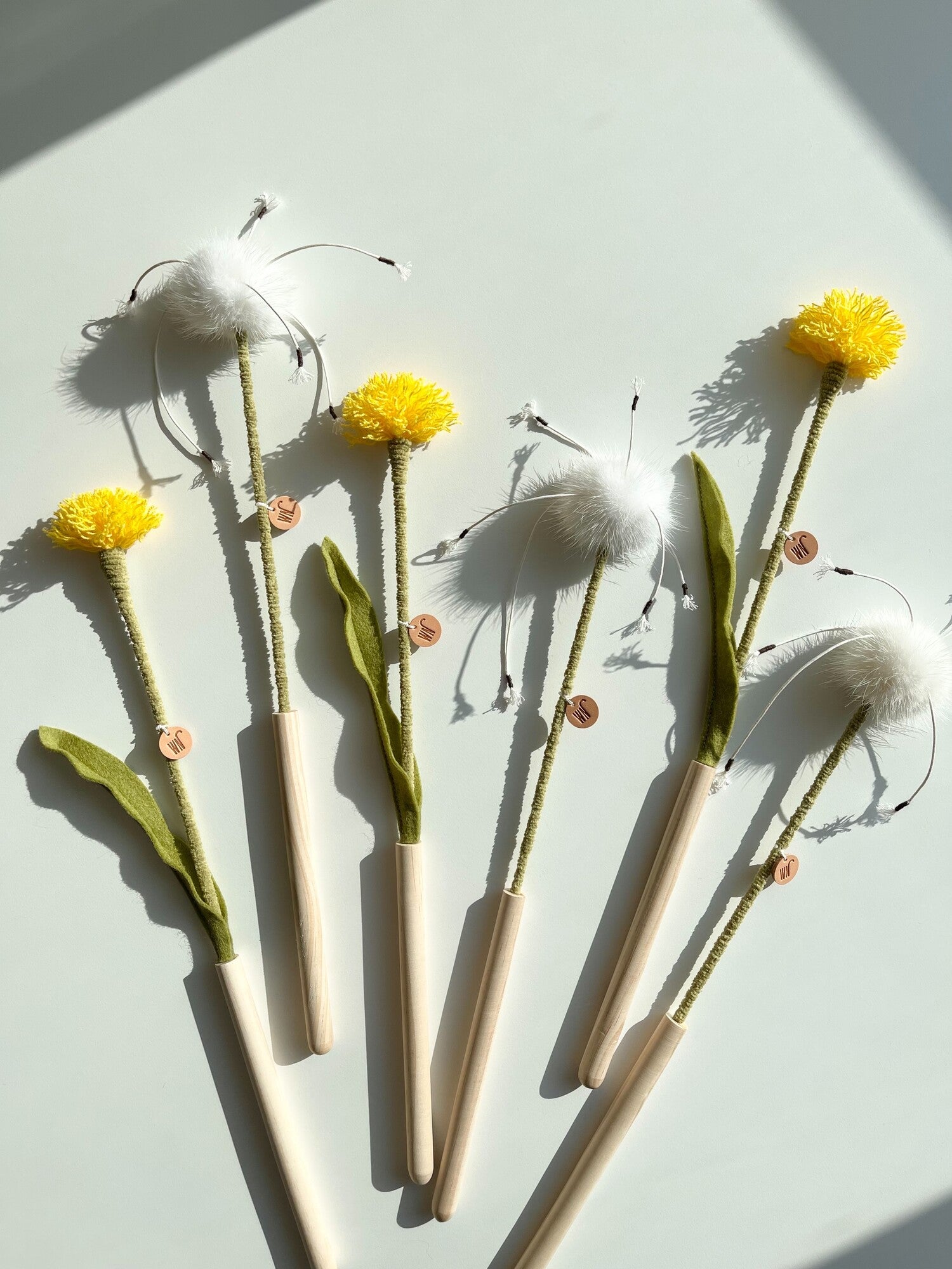 Yellow Dandelion Wand