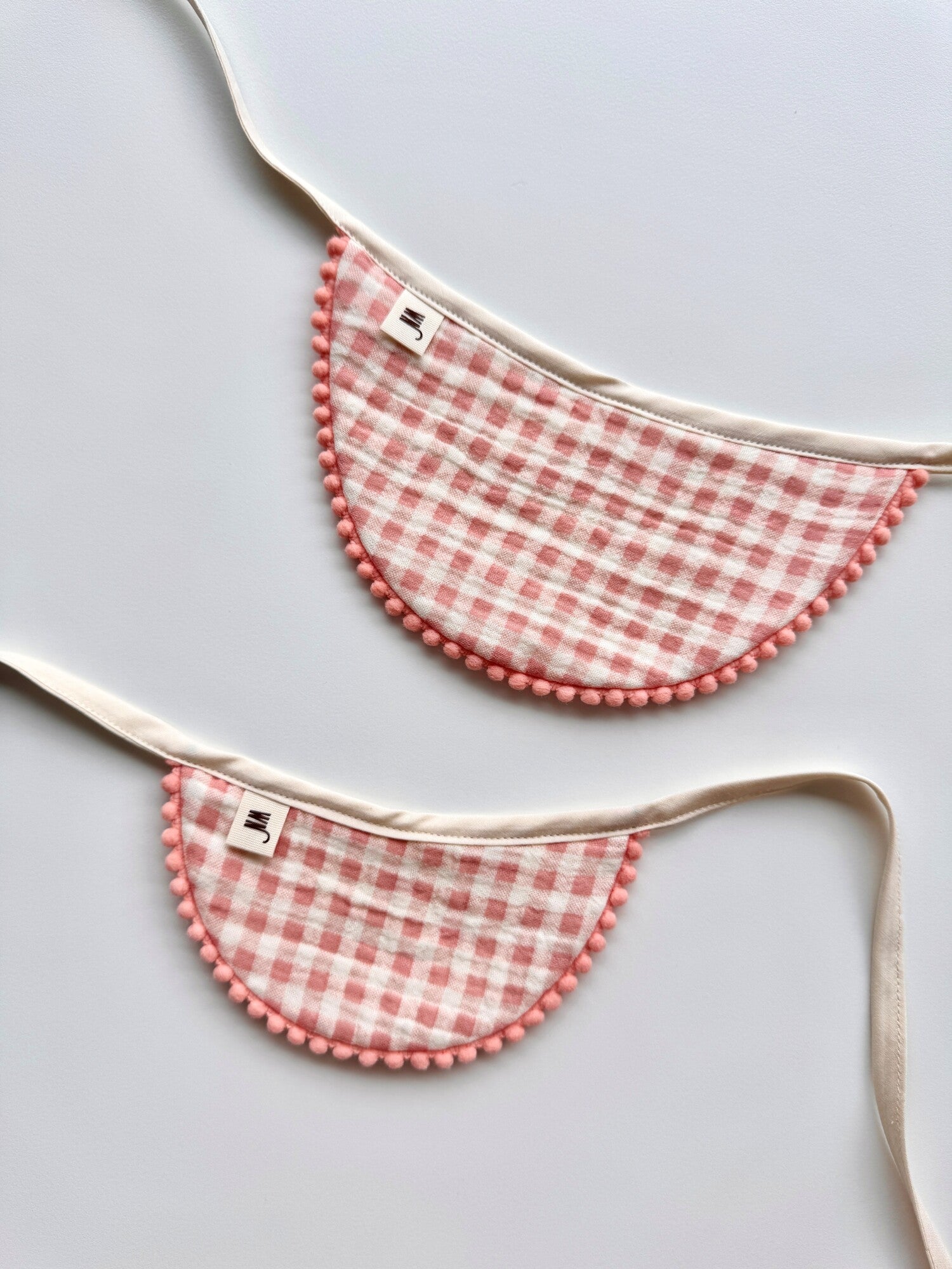 Peach Bib : Reversible