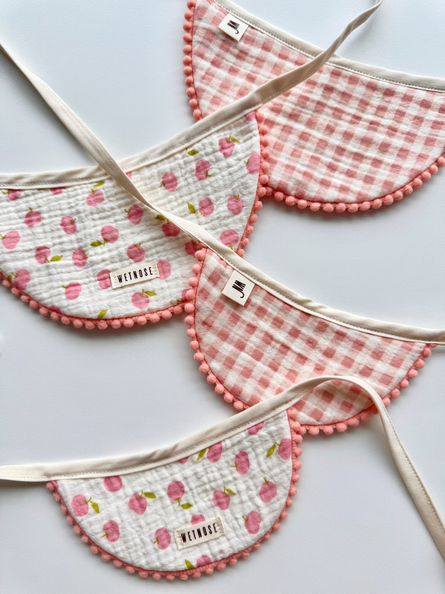 Peach Bib : Reversible